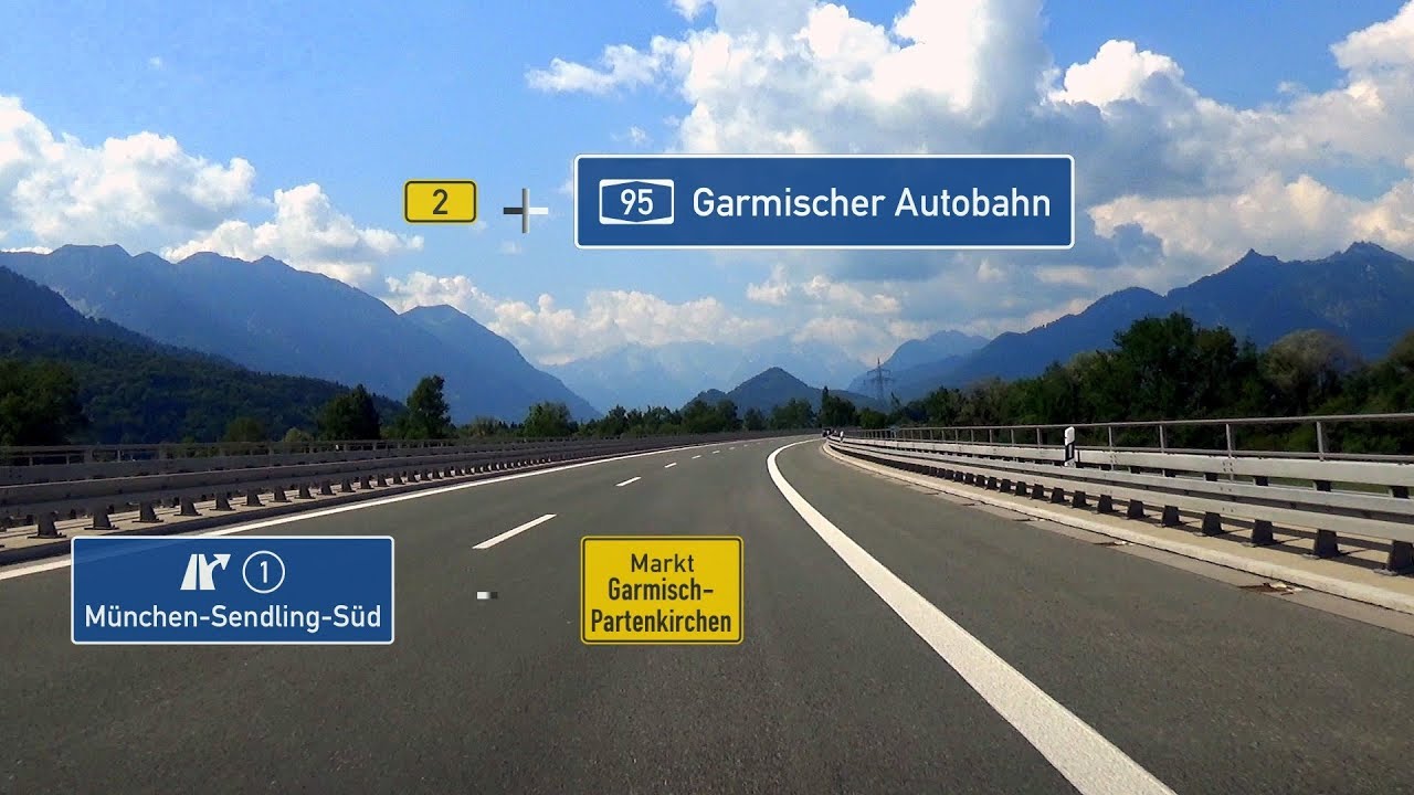 🇩🇪 B2 + A95: AS München-Sendling-Süd - Garmisch-Partenkirchen (3,5x)