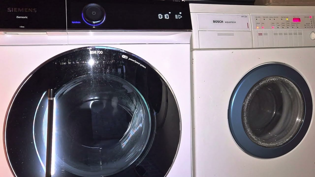 TOL BSH Spin Race 25yr Apart! Bosch WFP vs Siemens IQ700 (3k Special)