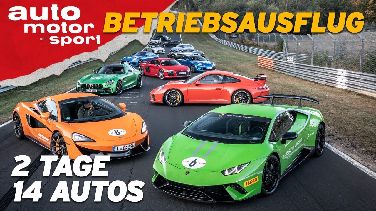 Wir fahren Nordschleife mit 14 Sportwagen: R8, Huracán, Civic Type R, i30 N, 911 GT3, M2 ACS, 570S