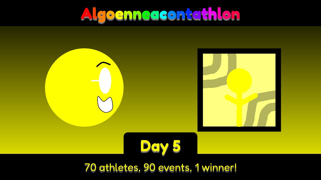 Algoenneacontathlon Day 5: 