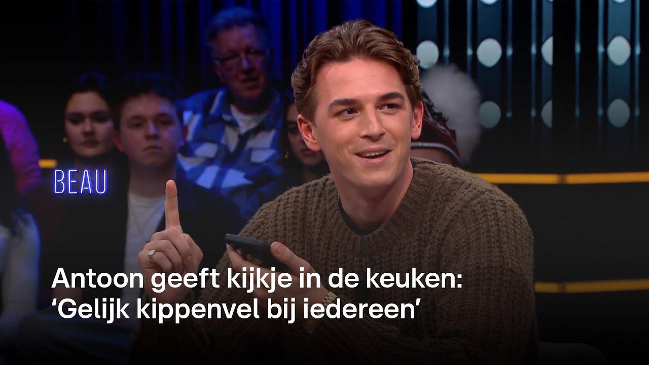Antoon geeft kijkje in de keuken: 'Gelijk kippenvel bij iedereen' | BEAU Op Zondag
