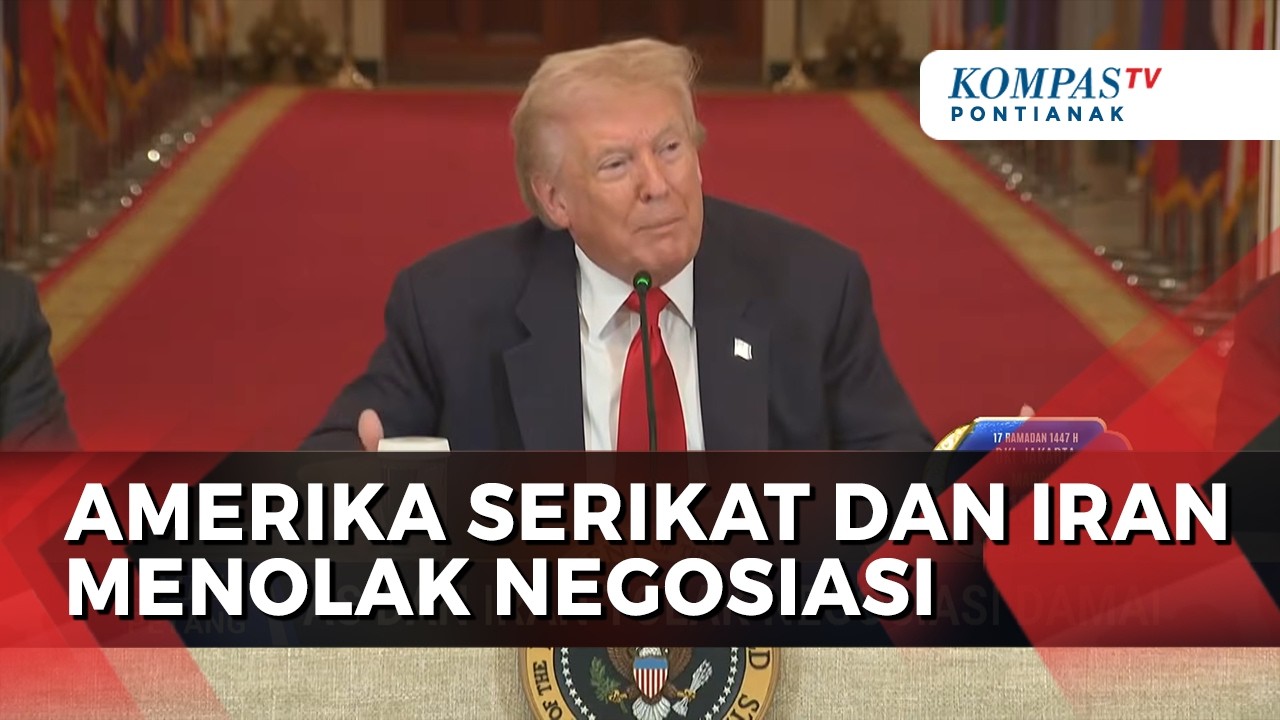 Amerika Serikat Menolak Negosiasi Damai, Donald Trump: Iran Harus Menyerah Tanpa Syarat!