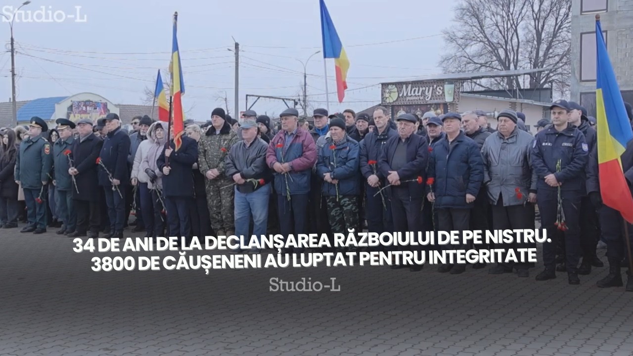 34 de ani de la declanșarea războiului de pe Nistru. 3800 de căușeneni au luptat pentru Integritate