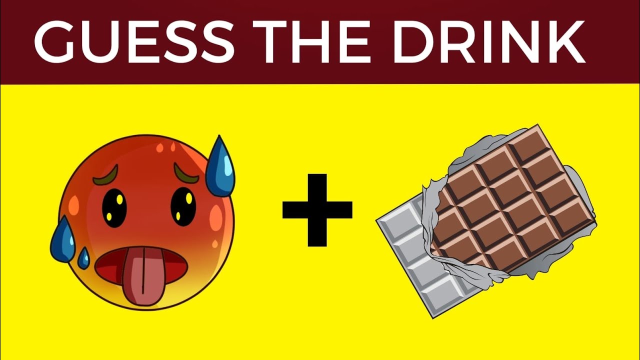 Can You Guess The Drinks From The Emojis? | Emoji Puzzle | Drinks puzzle