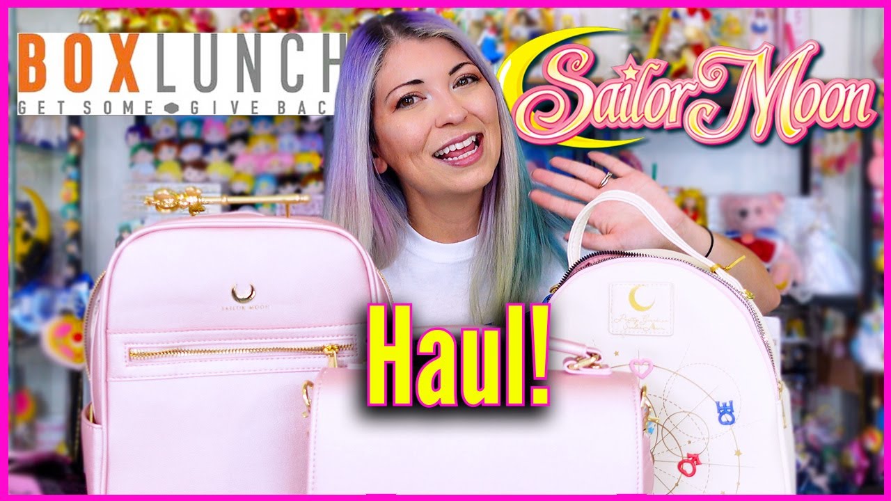 NEW Box Lunch Gifts Sailor Moon Backpacks & Apparel Haul!!! Summer 2021 Back To School Anime Finds