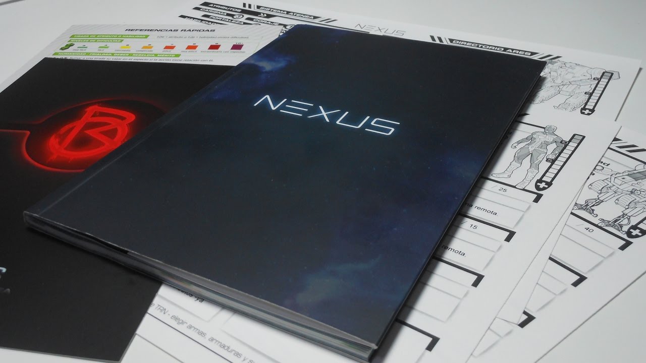 Reseña de Nexus el Juego de Rol | Tierras de Rol