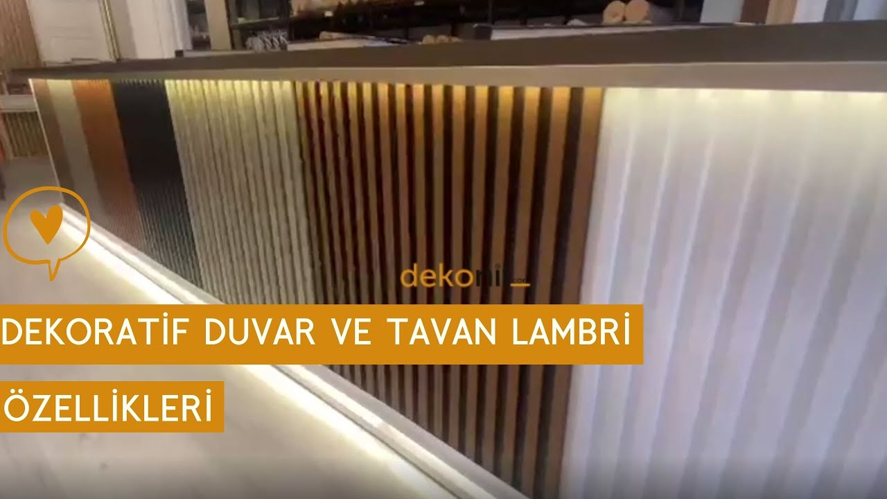 Dekoratif Duvar ve Tavan Lambri &Ouml;zellikleri I Dekonil Dekorasyon