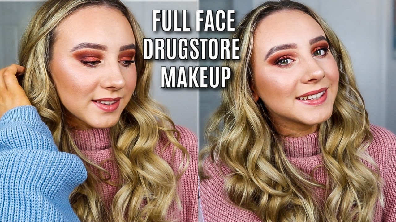 FULL FACE USING AFFORDABLE MAKEUP / TESTING DRUGSTORE MAKEUP | Abi Forrester
