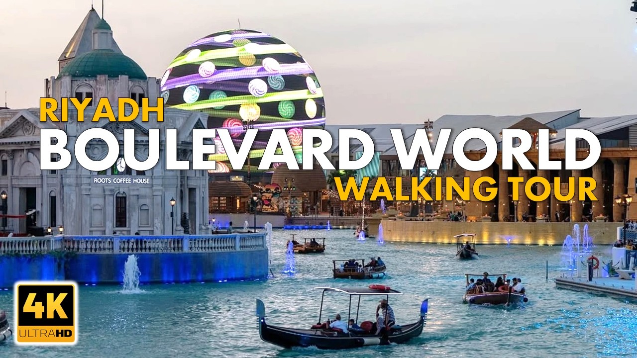 Boulevard World Riyadh 2025 | Boulevard Runway | Riyadh Season | Walking Tour 4K