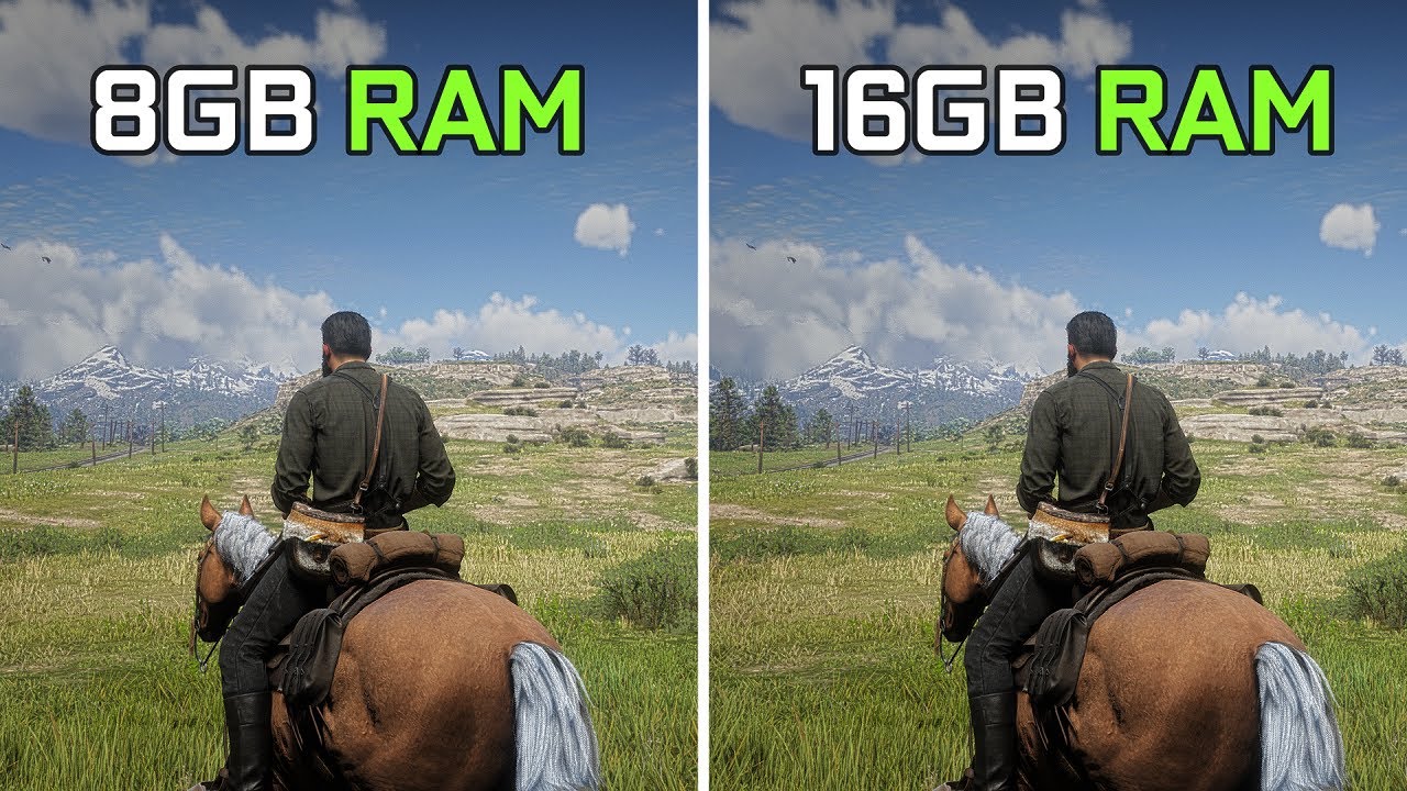 8GB RAM vs 16GB RAM | 12 Games Tested | Side by Side Comparison