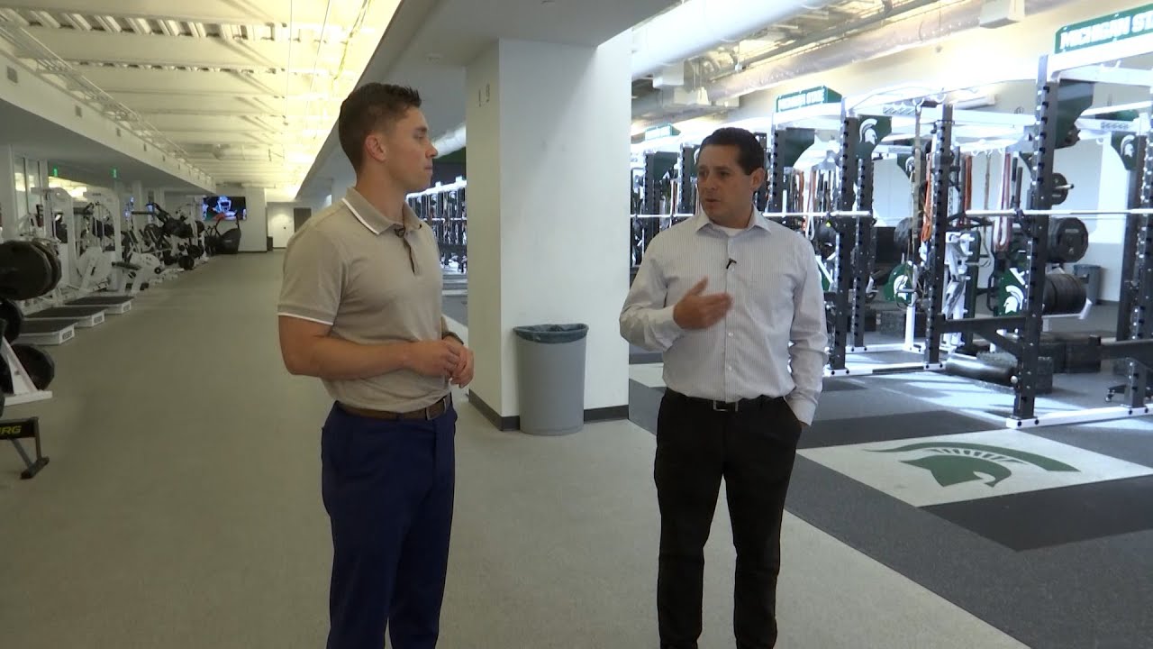 Tour of Tom Izzo Football Building at Michigan State
