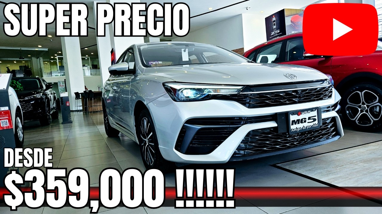 NUEVO MG5 ELEGANCE 2026 SUPER PRECIO ESPECIAL FINANCIADO RESEÑA SEDAN 1.5 L 109 HP AUTOMATICO MARZO
