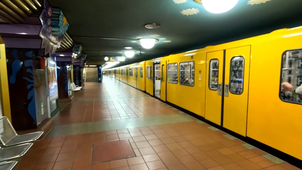 Berlin U-Bahn U7 Ride - Rathaus Spandau to Paulsternstraße | 3x Escalator | Germany | 14/11/24