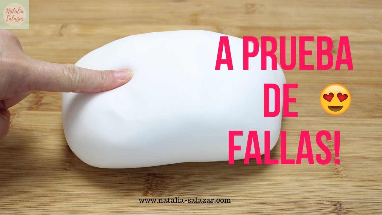 👍🏻Cómo hacer FONDANT PROFESIONAL a prueba de Fallas | Natalia Salazar