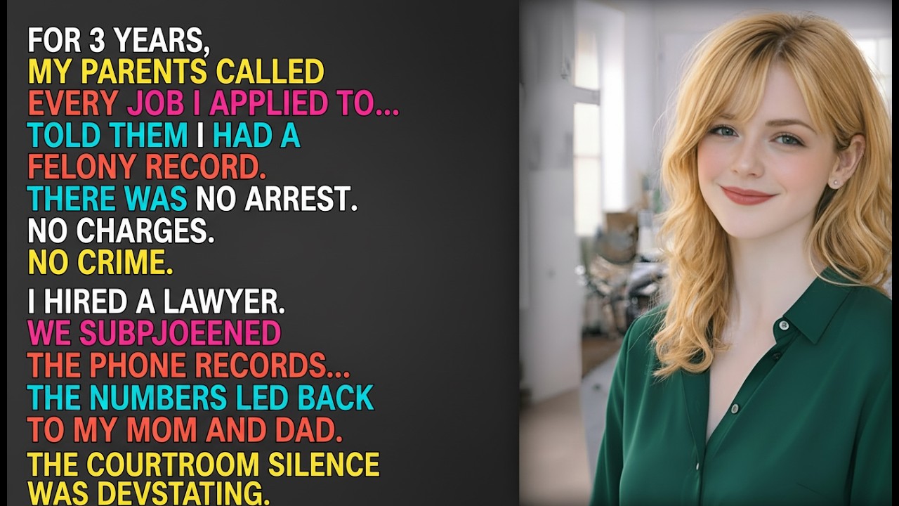 My Parents Called Every Job I Applied To And Told Them I Had A Criminal Record
