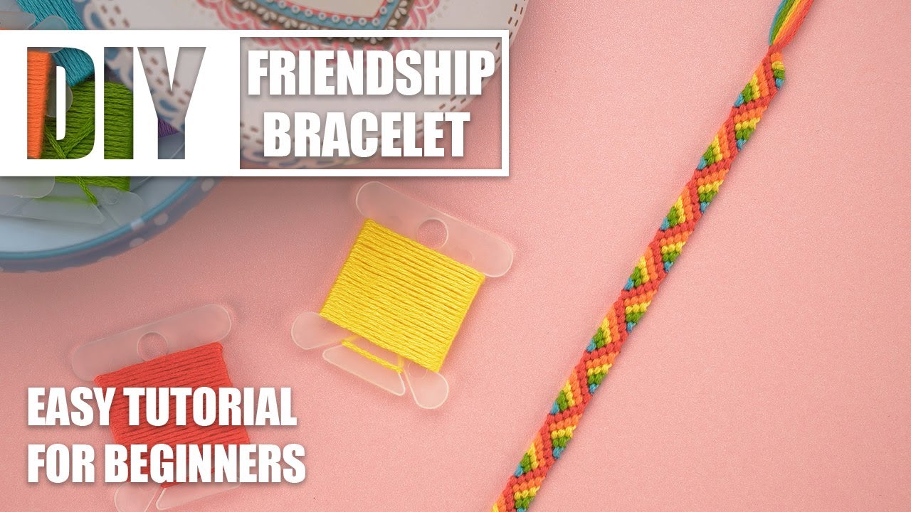 Rainbow Triangle Zigzag Macrame Friendship Bracelets | Easy Tutorial for Beginner