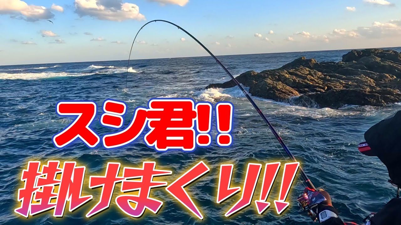 【海釣り】おっちゃんの5倍は掛ける男!!その名は「スシ君!!」