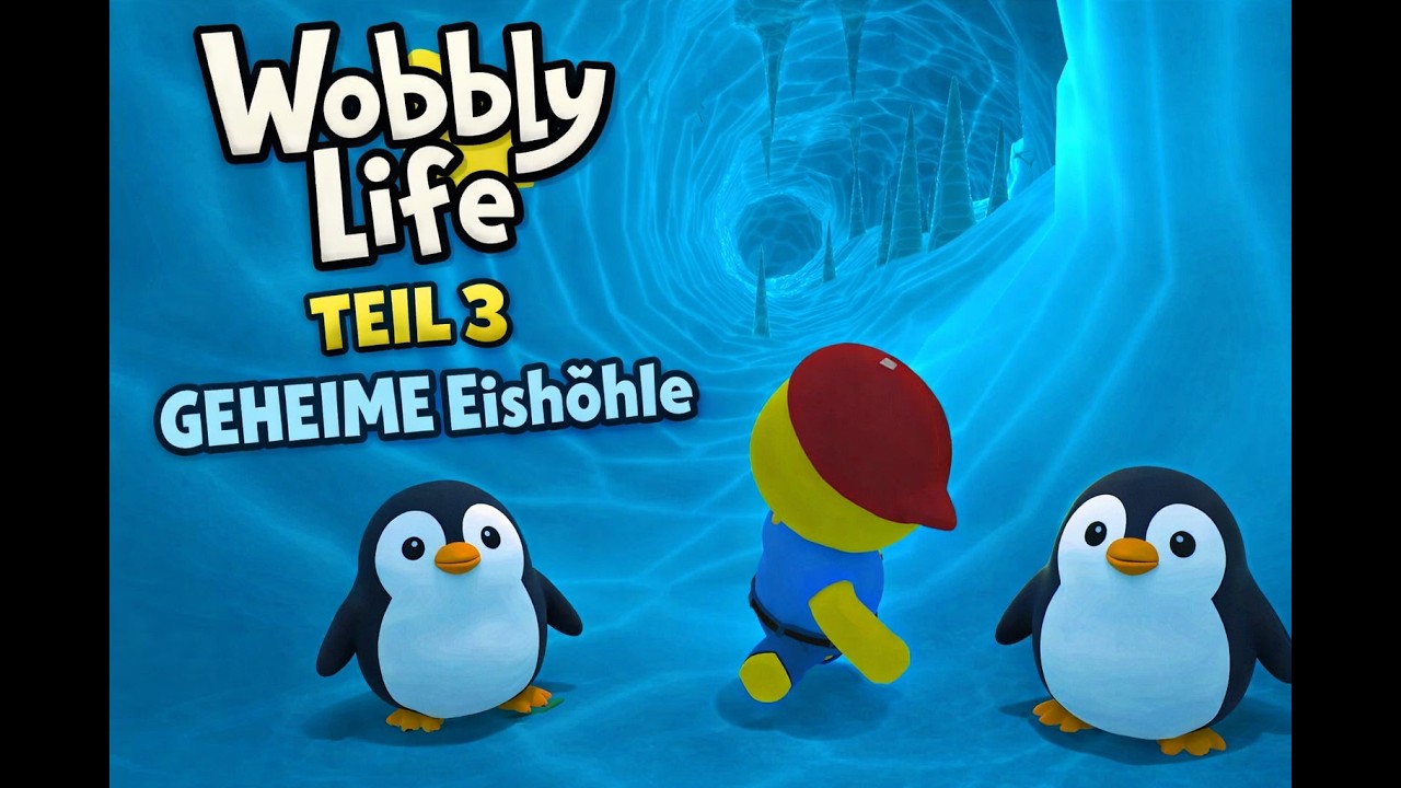 Ich rutsche in eine GEHEIME Eishöhle | Wobbly Life #3