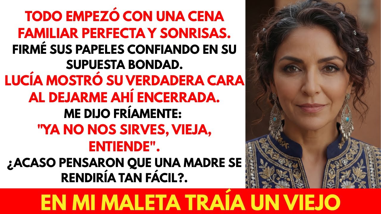 Mi hijo me olvidó en un asilo, pero no revisó mi vieja maleta.