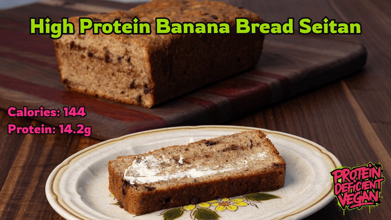 High Protein Vegan Banana Bread (Seitan)