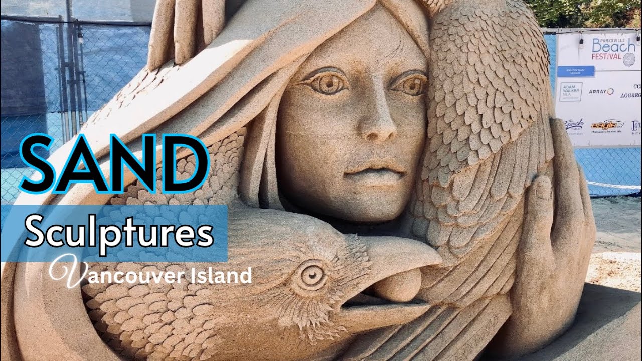 BEACHFEST in Parksville, BC #sandsculpture