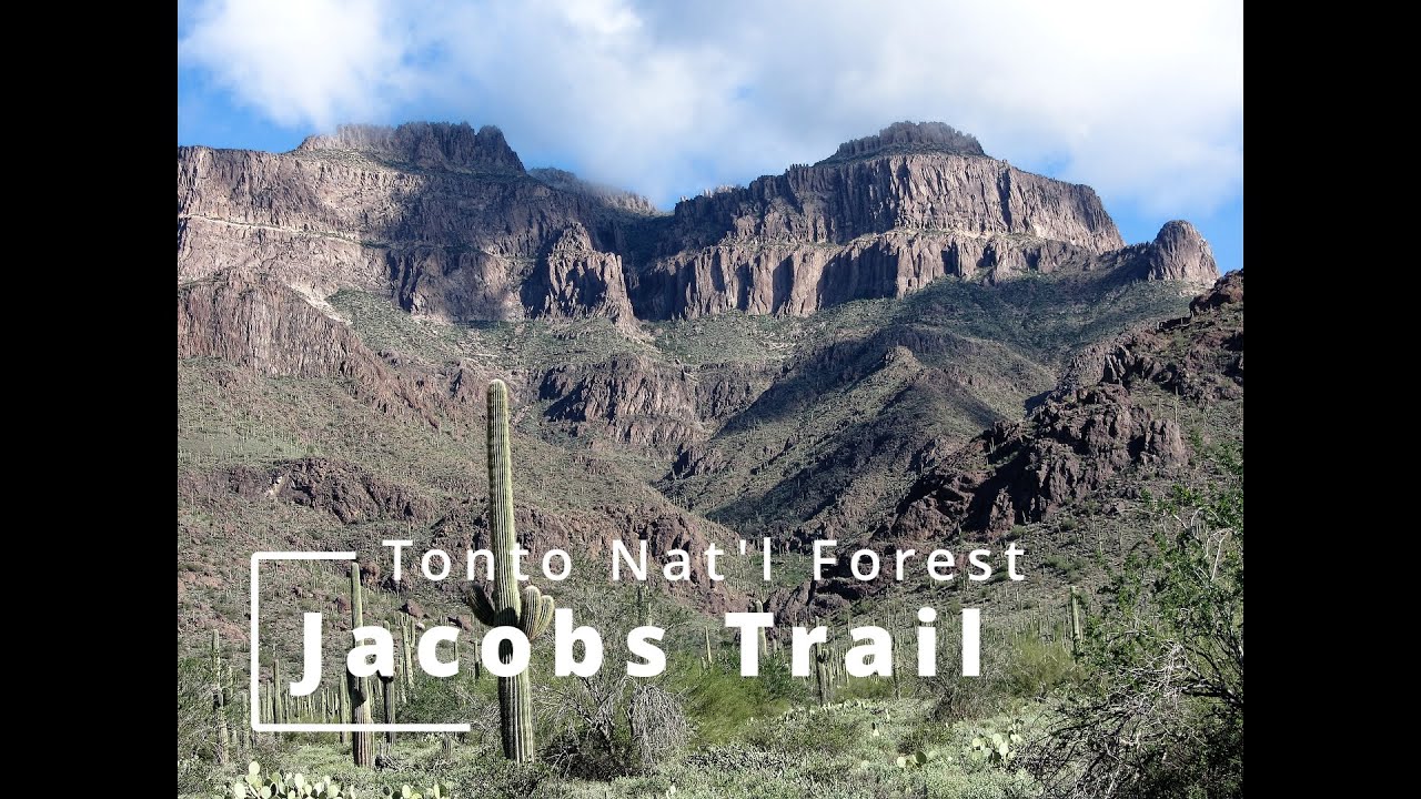 Hiking Jacobs Crosscut To Broadway Cave | Saguaro Forest, Cave, Mountains.  Pretty Hike