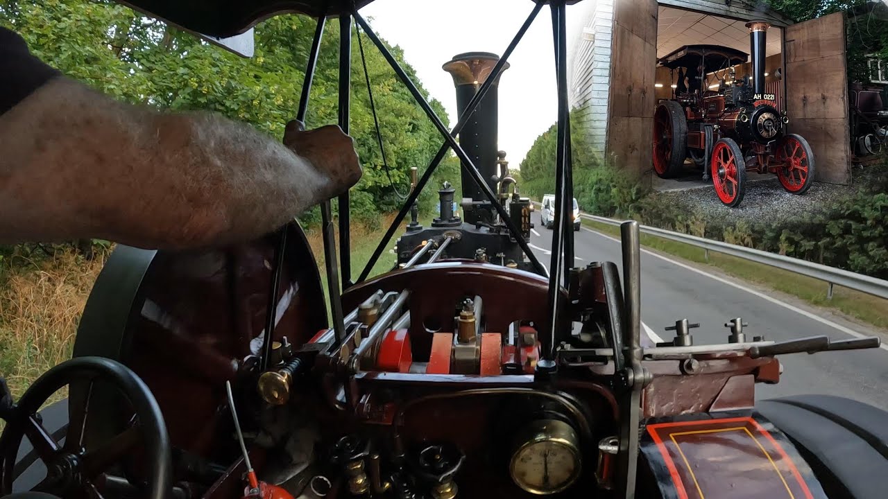 Roading 1914 Burrell Steam Engine 