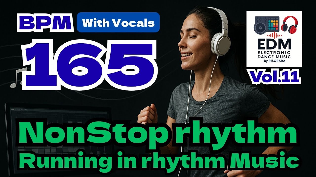 😮[165 BPM 165] Running Music Playlist EDM DTM Jogging & Workout cadence 러닝 음악 ランニング 曲 songs