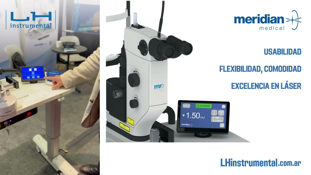 Descubrí el Nuevo Láser MRQ-SLT/YAG de Meridian Medical.