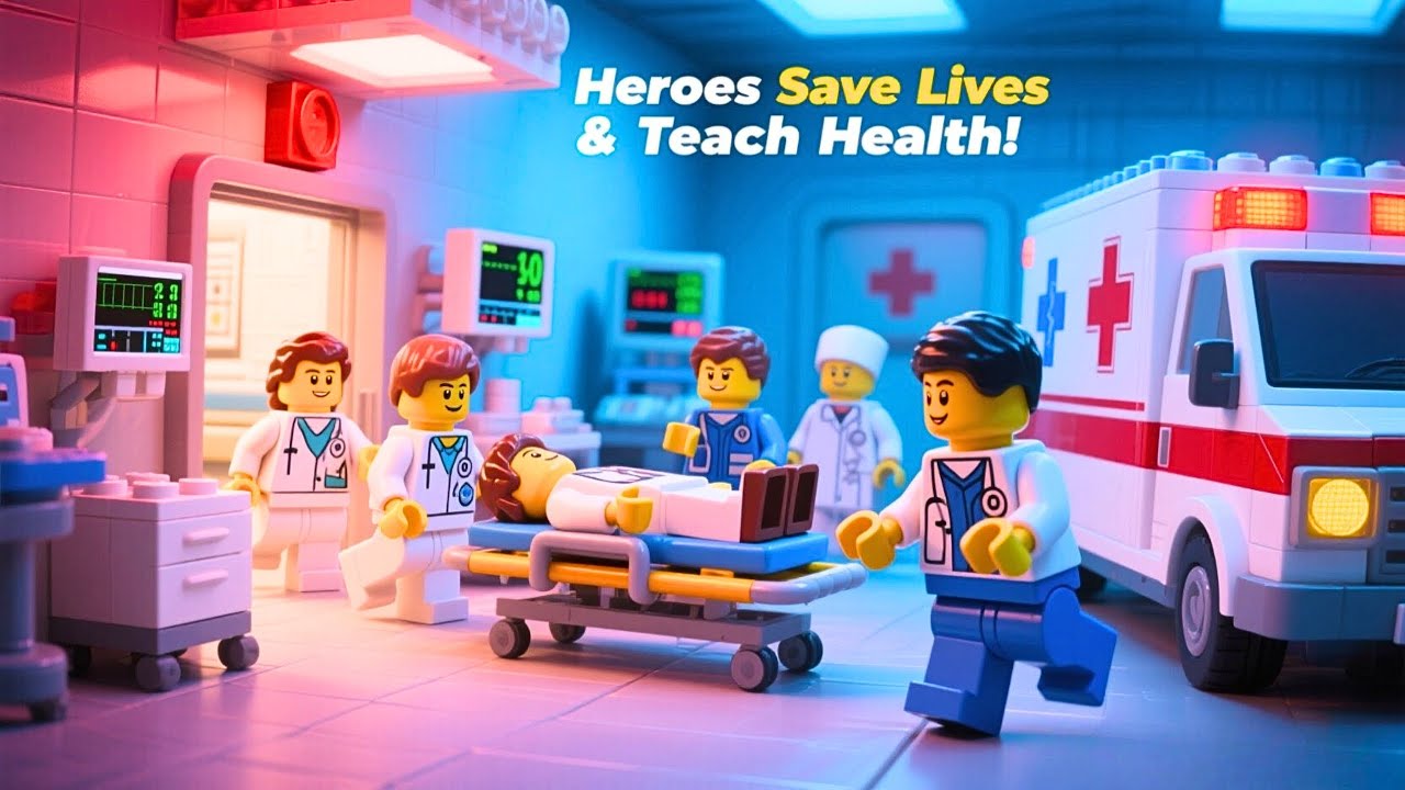LEGO Earthquake Rescue: Brave Heroes Save the City in Epic Adventure!
