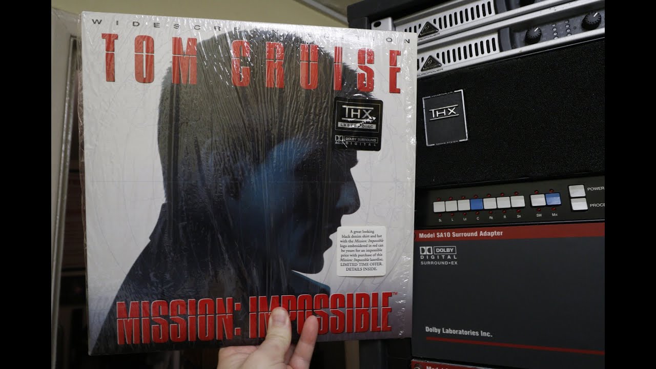 laserdisc - mission impossible AC-3 THX/TAP lucasfilm ltd THX sound system