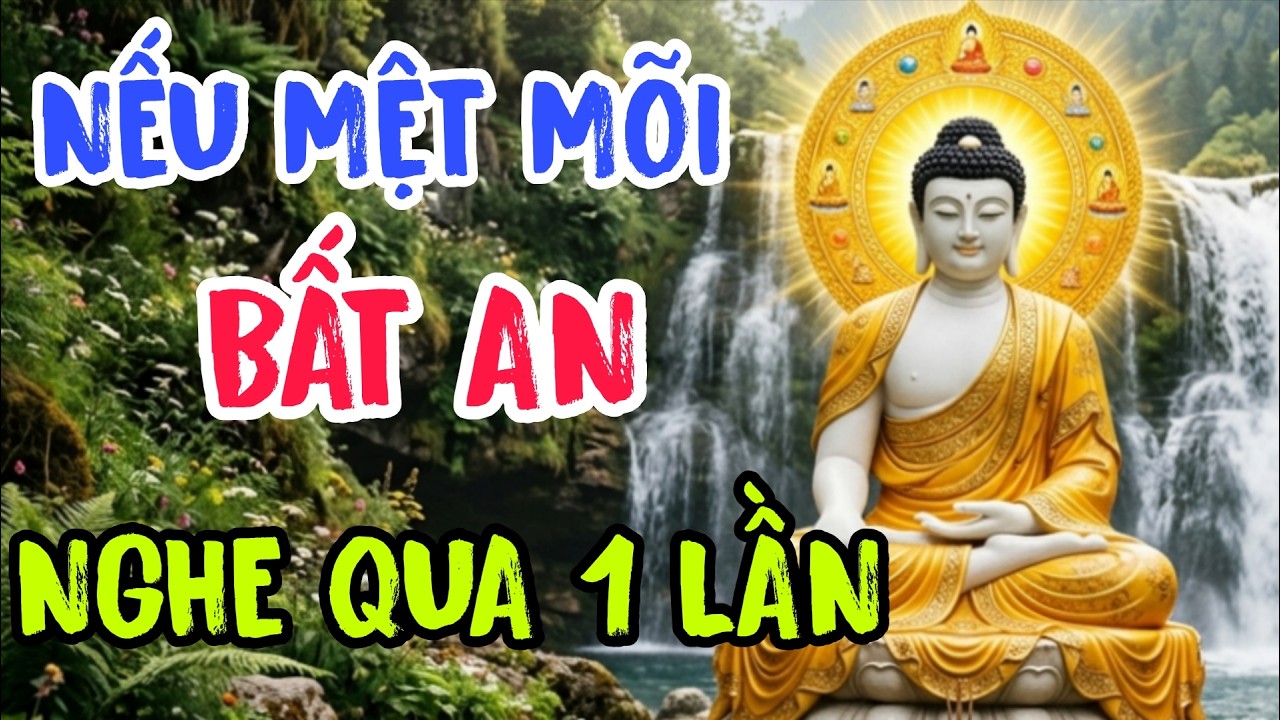Nếu Đang Mệt Mỏi Bất An Nghe Qua Lời Phật Dạy Này 1 Lần