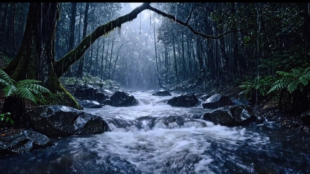 Relaxing Rain Ambience for Sleep & Meditation | Pure Rain Sounds for Inner Peace