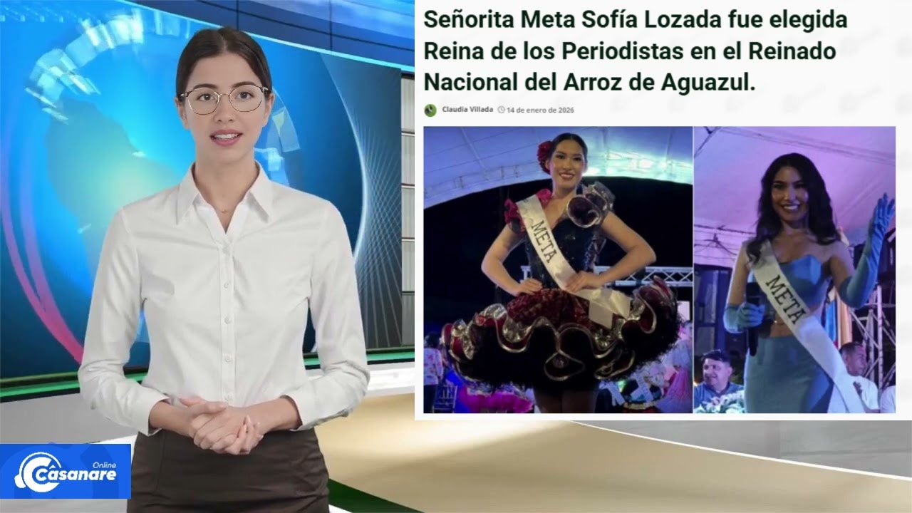 Señorita Meta Sofía Lozada fue elegida Reina de los Periodistas en el Reinado Nacional del Arroz de