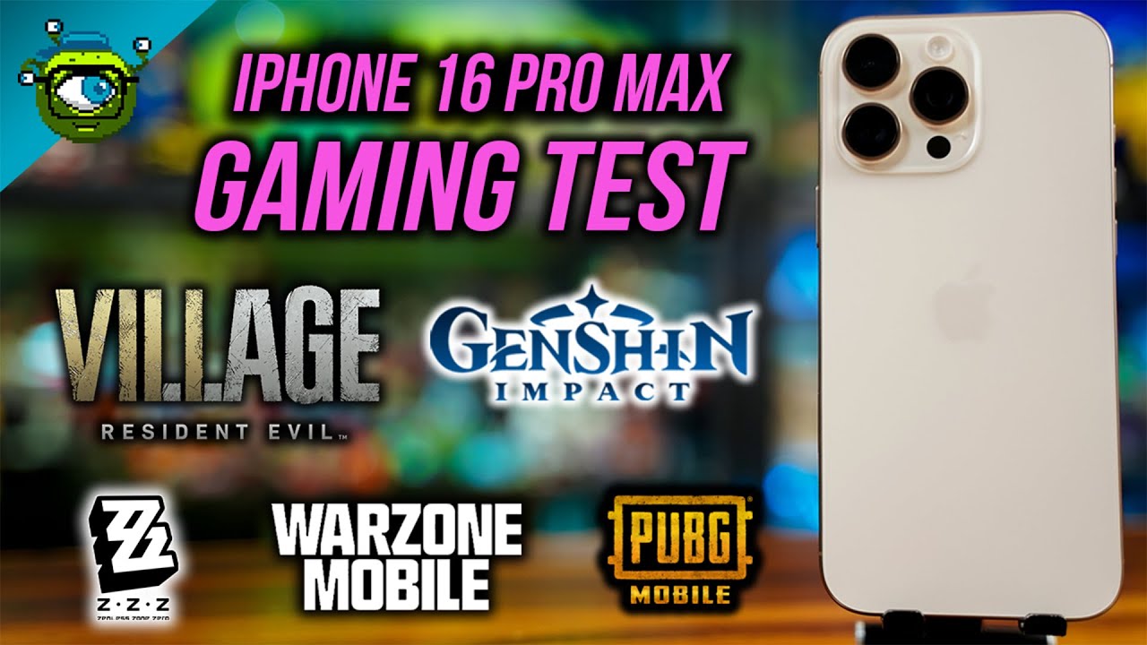 Игровой тест iPhone 16 Pro Max | Zenless Zone Zero, Genshin Impact, PUBG, COD: Warzone и RE: Village
