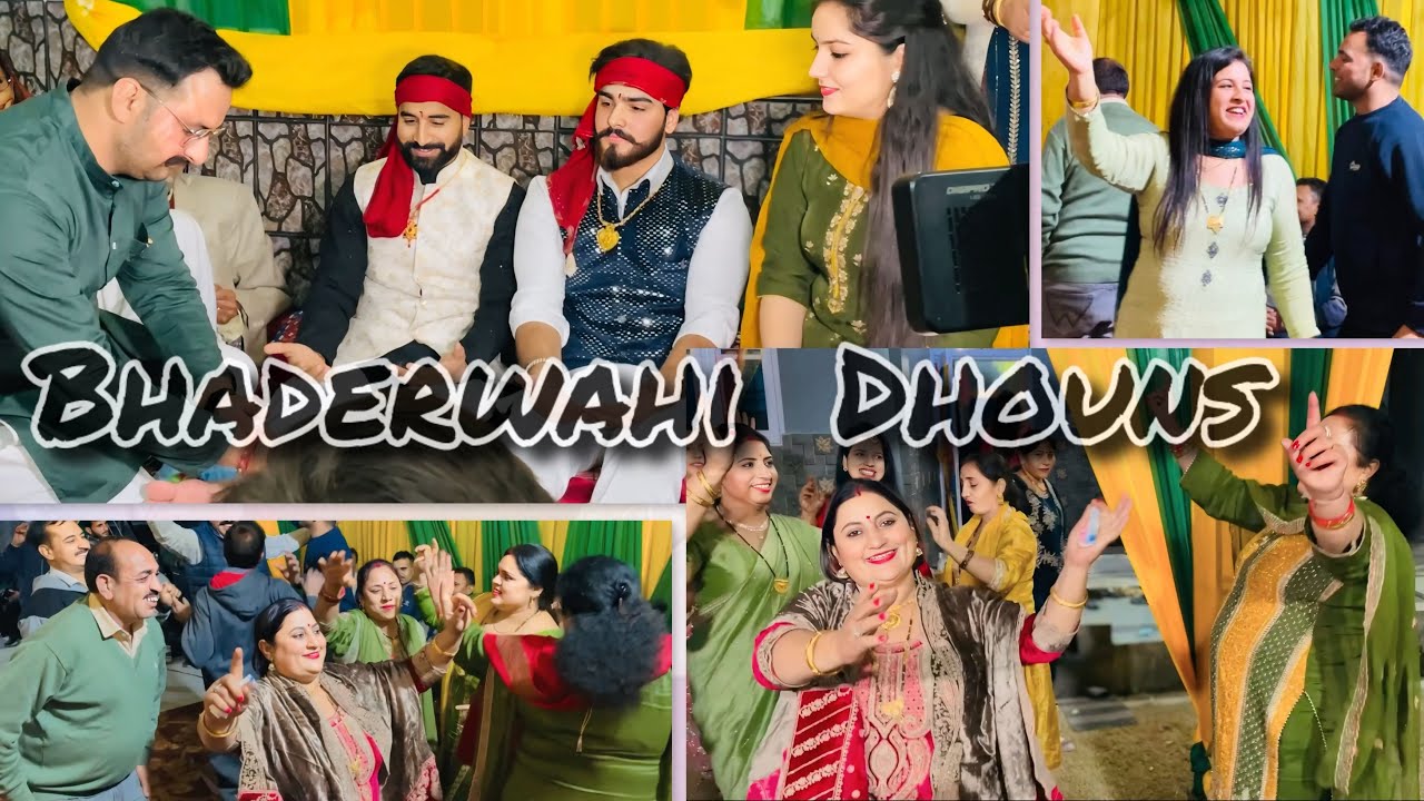 || Bhaderwahi Dhouns 🤭😍||Bhaderwahi culture 🩷|| Bhaderwahi wedding🩷||
