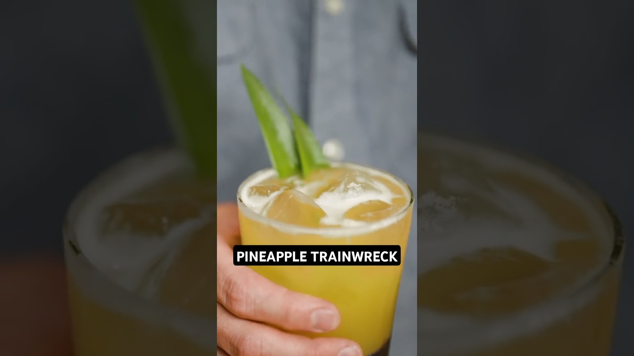🍍Pineapple Trainwreck is a rum cocktail you have to try