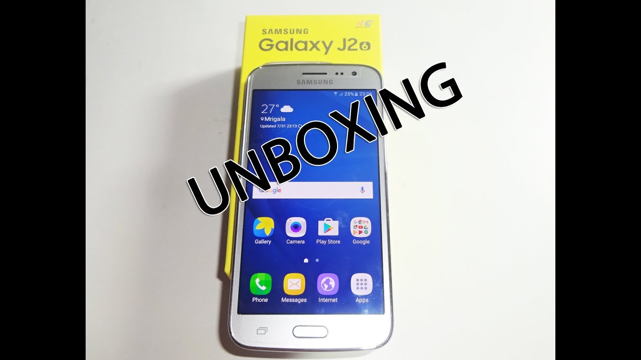Samsung Galaxy J2 2016 Unboxing