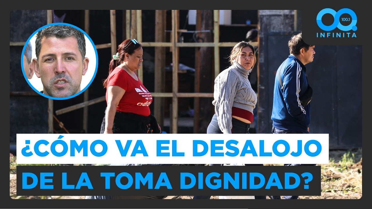 “Estamos en un 40% de avance”: Alcalde de La Florida y avances en el desalojo de la toma Dignidad