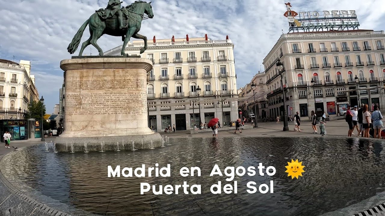 🇪🇸Madrid en Agosto | Paseo temprano por el centro histórico y sus calles mágicas