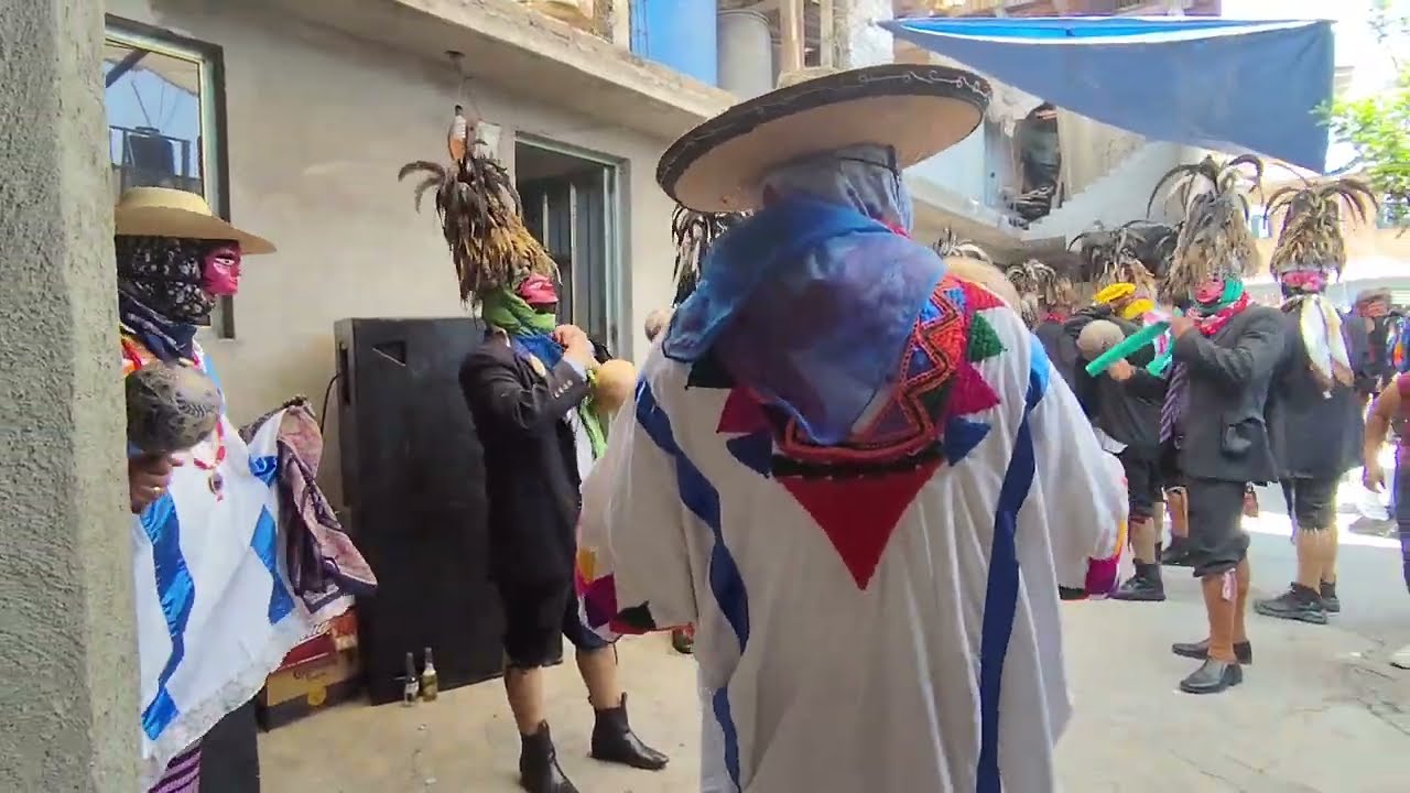 Tejorones bailando en Nicolás Romero 🪇
