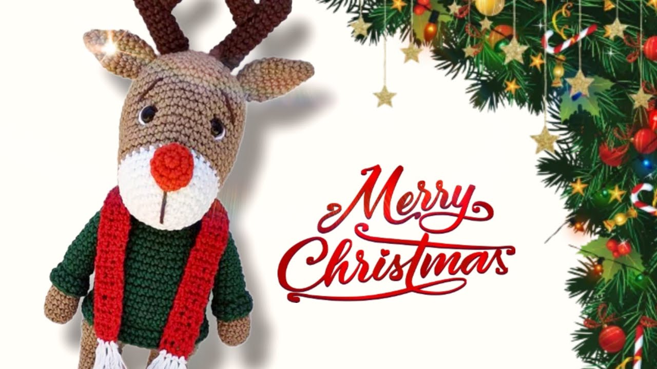 COMO FAZER RENA AMIGURUMI 🦌 | amigurumi receita | christmas crochet