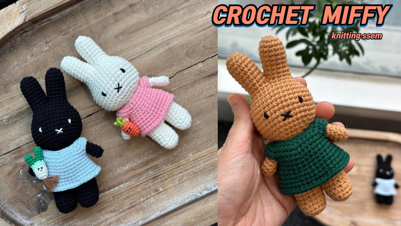 미피와 함께 더 귀여운 하루 !! CROCHET MIFFY (팁영상)