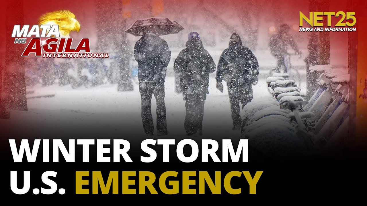 State of emergency idineklara sa 22 estado ng U.S. dahil sa winter storm