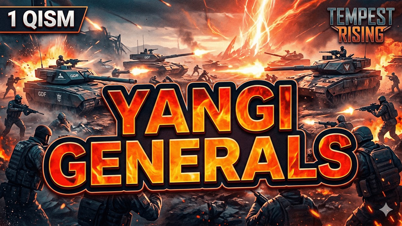 Tempest Rising - 1 Qism Yangi Generals / Strim