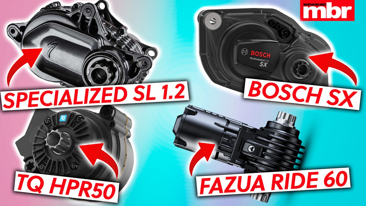 Какой лучший лёгкий мотор для электровелосипеда? Bosch SX, TQ HPR50, Fazua Ride 60 и Specialized SL