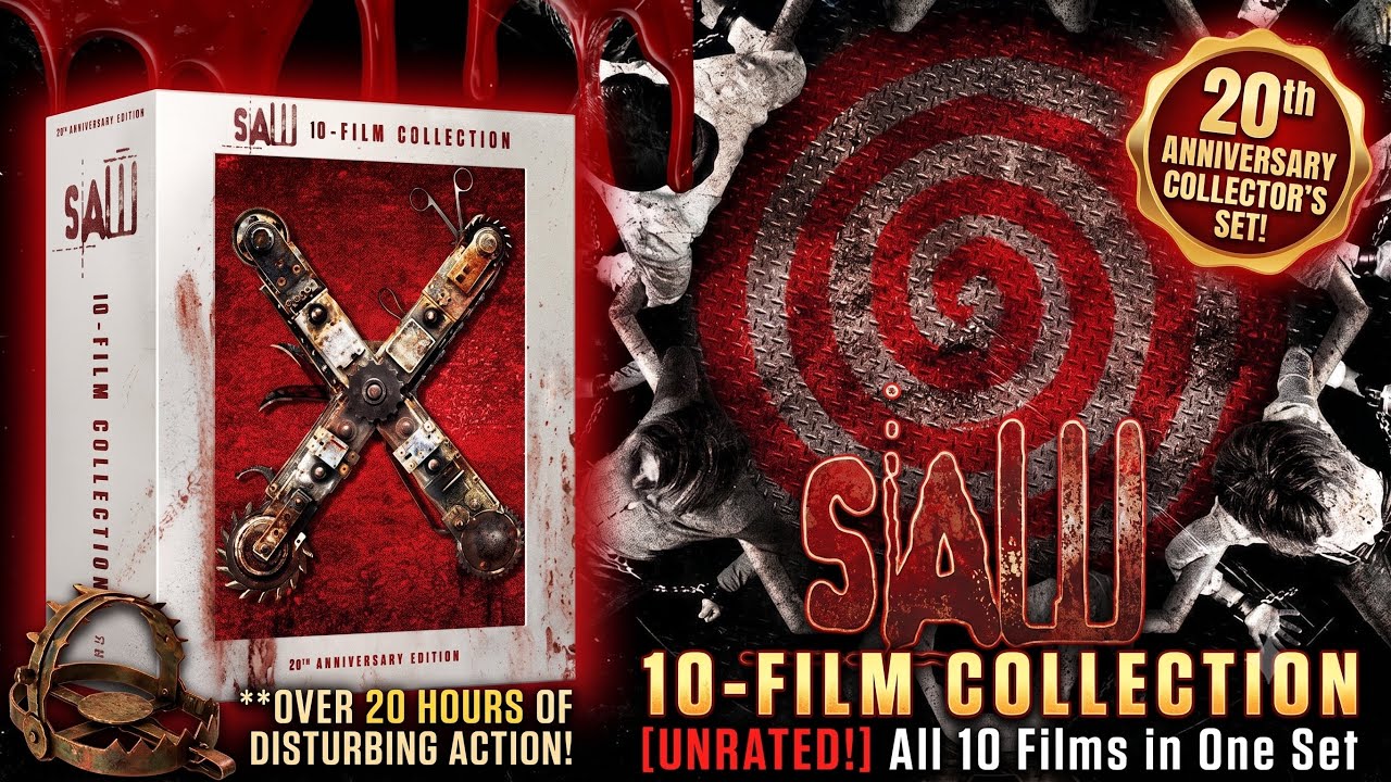 Saw 10 - Film Collection 20th Anniversary Blu-ray Unboxing