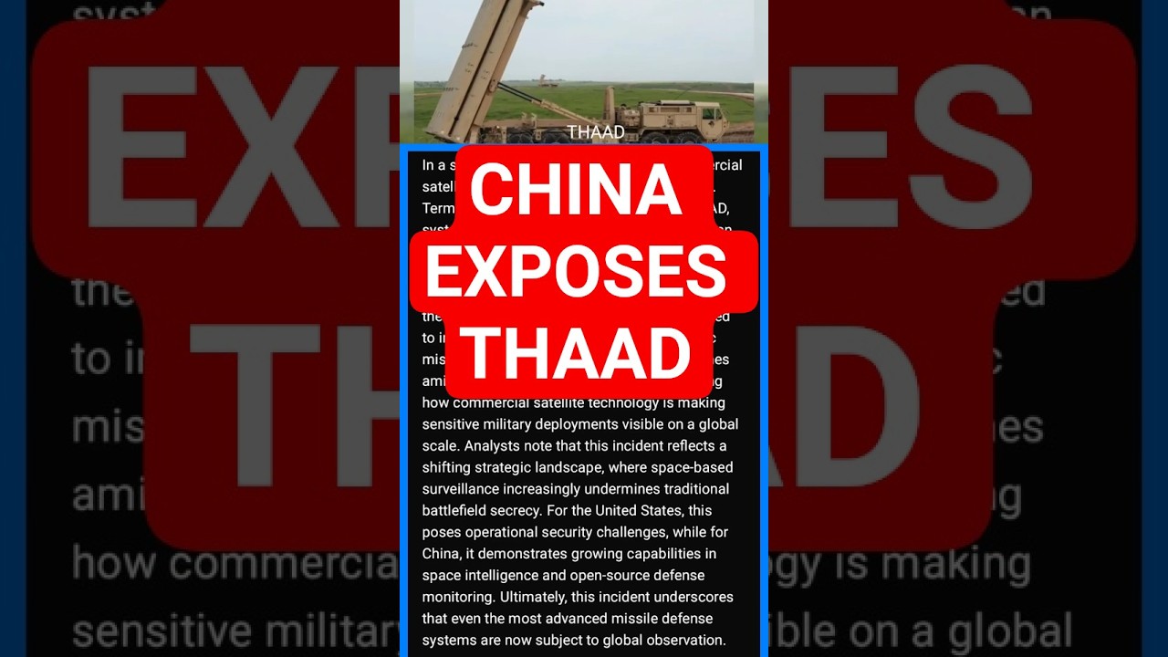Chinese Satellites Expose US THAAD in Jordan | Space Surveillance Era Begins