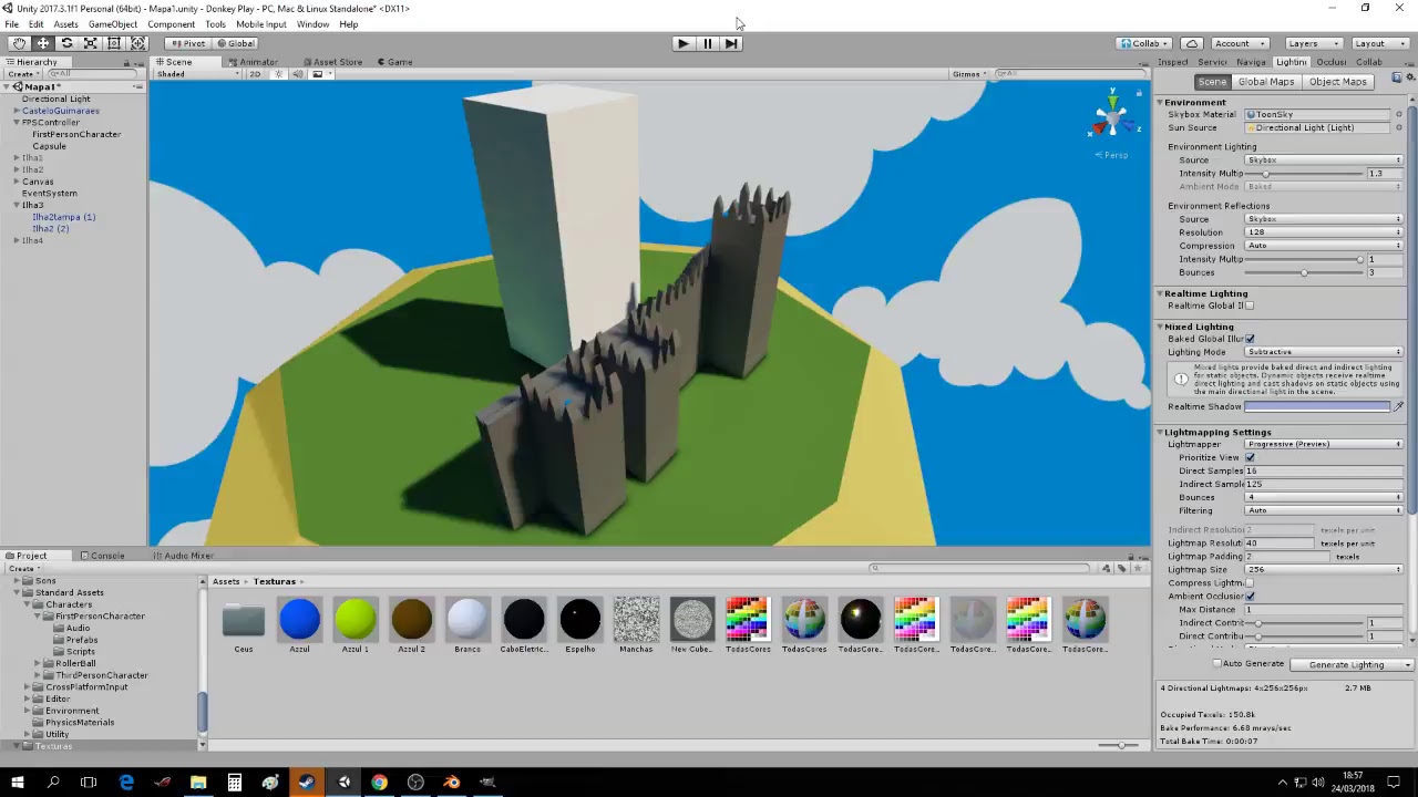 Constru&ccedil;&atilde;o 3D Castelo de Guimar&atilde;es