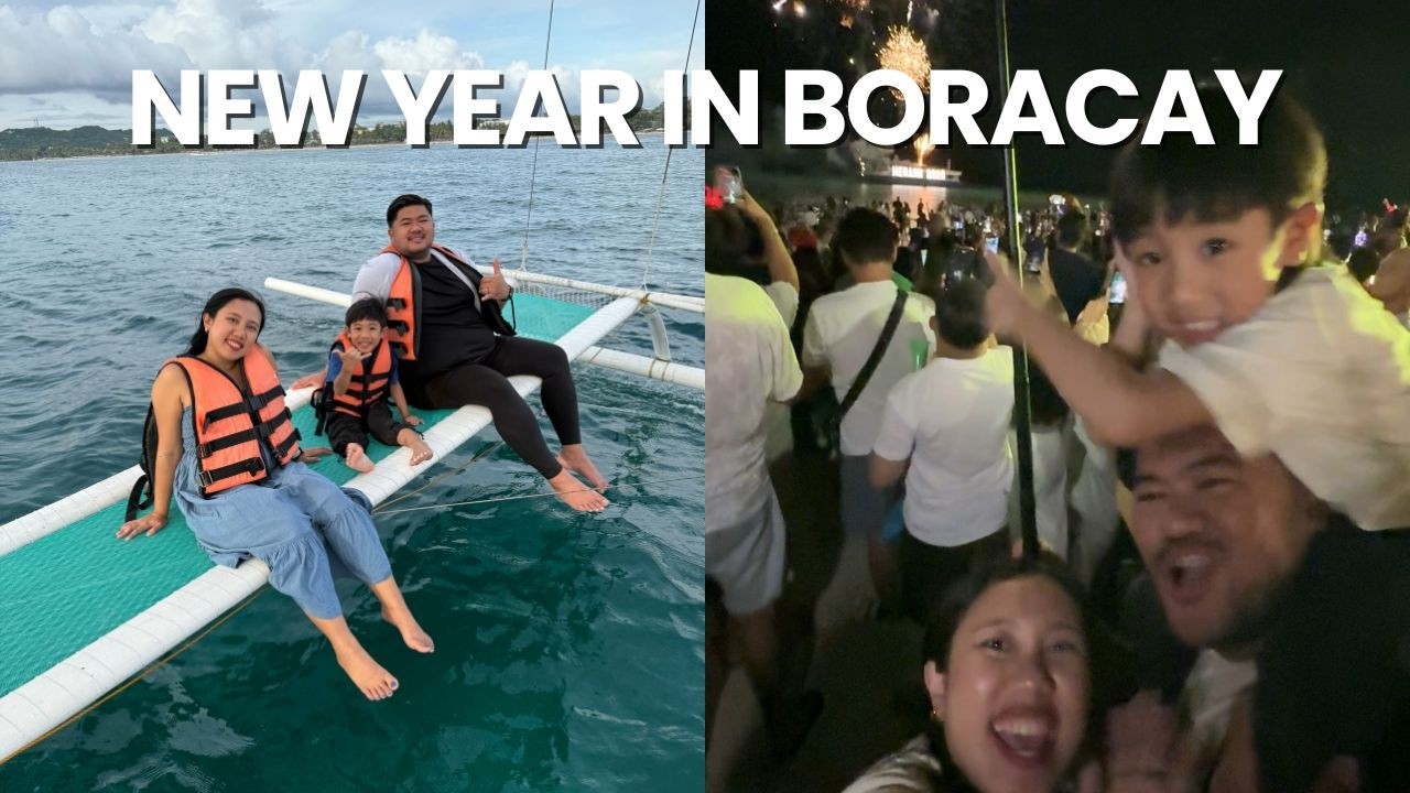 Celebrating New Year in Boracay  with Sun Life PH🏝️ Happy 2026!!! 🎆😄💖  | We The TZN